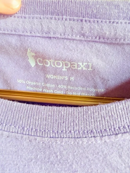 Cotopaxi Lavender Women's Tee with White Logo - Picture 4 of 6